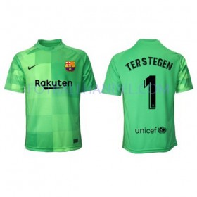Herre Fotballdrakter Keeper FC Barcelona Ter Stegen 1 Tredje 2021-22 Kortermet